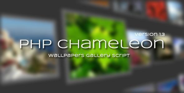 PHP Chameleon - Wallpapers platform web app template